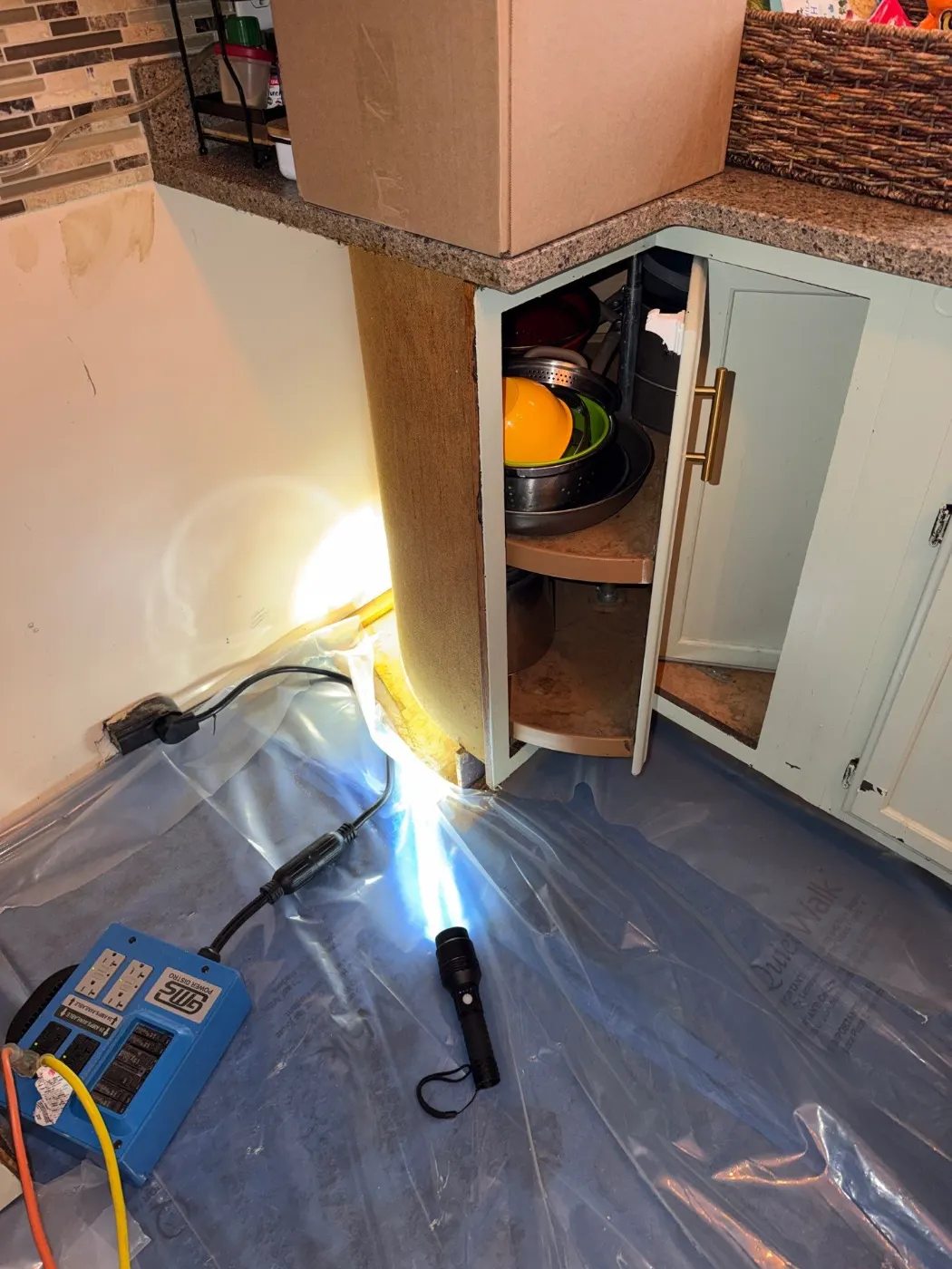 IICRC-certified dry-out in progress at Crawfordsville home